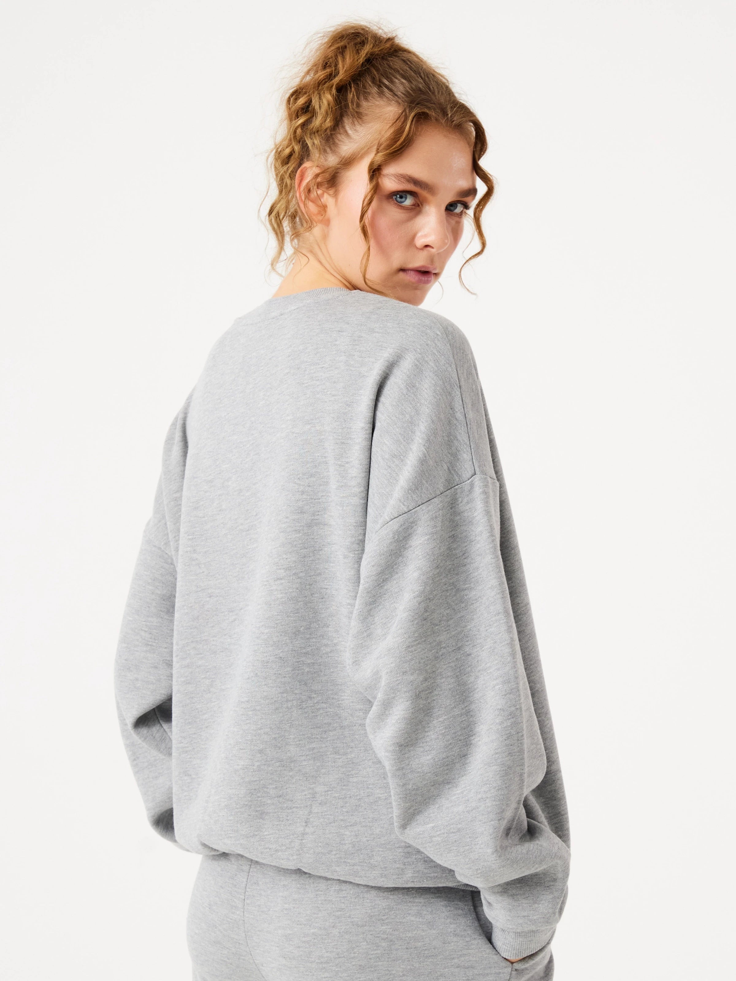 Aura Sweatshirt Gri Melanj