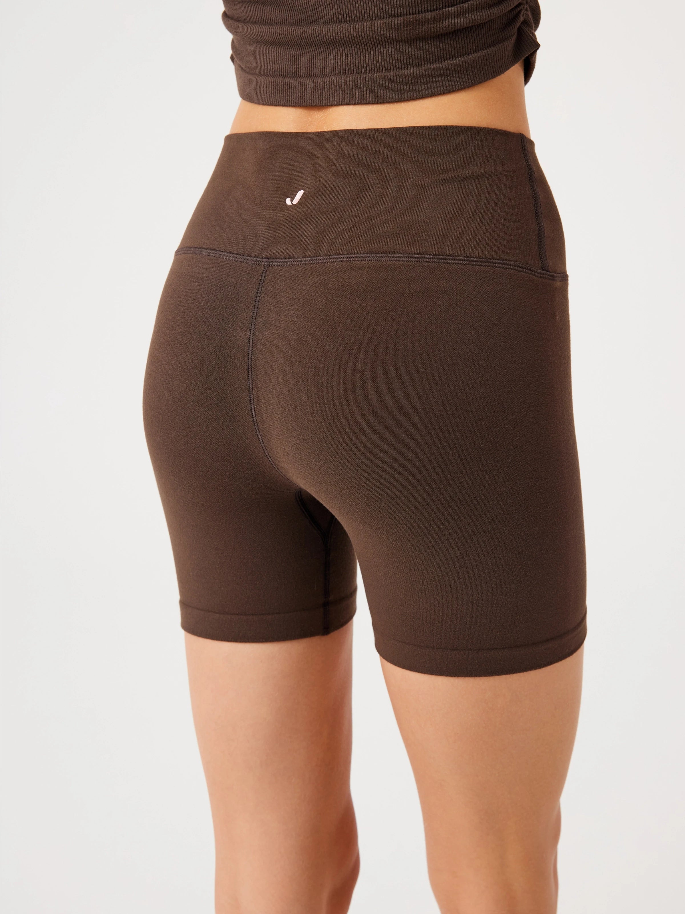 Aura 7cm Modal Kısa Şort Koyu Kahve
