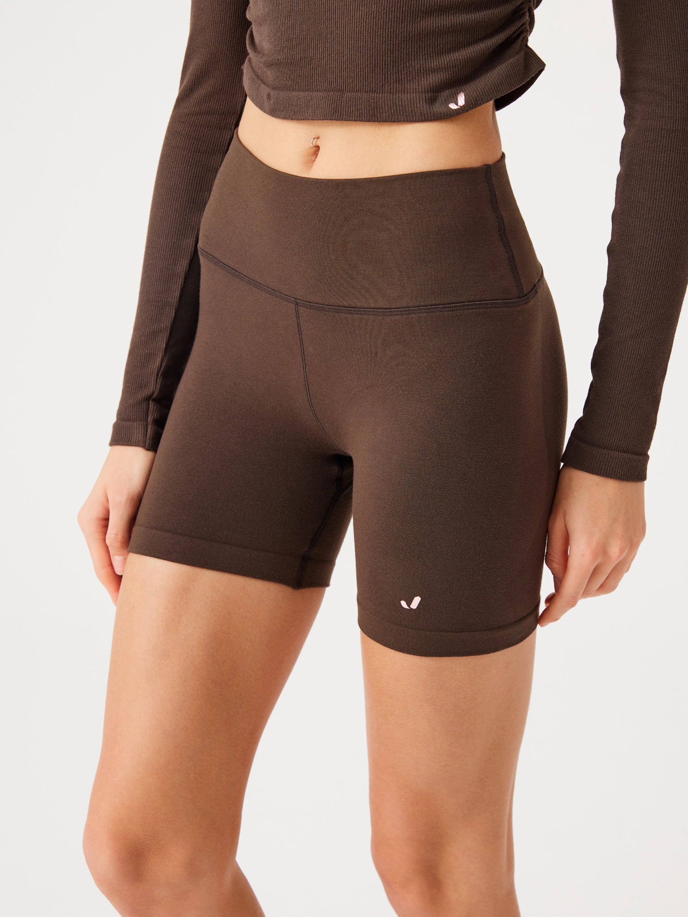 Aura 7cm Modal Kısa Şort Koyu Kahve