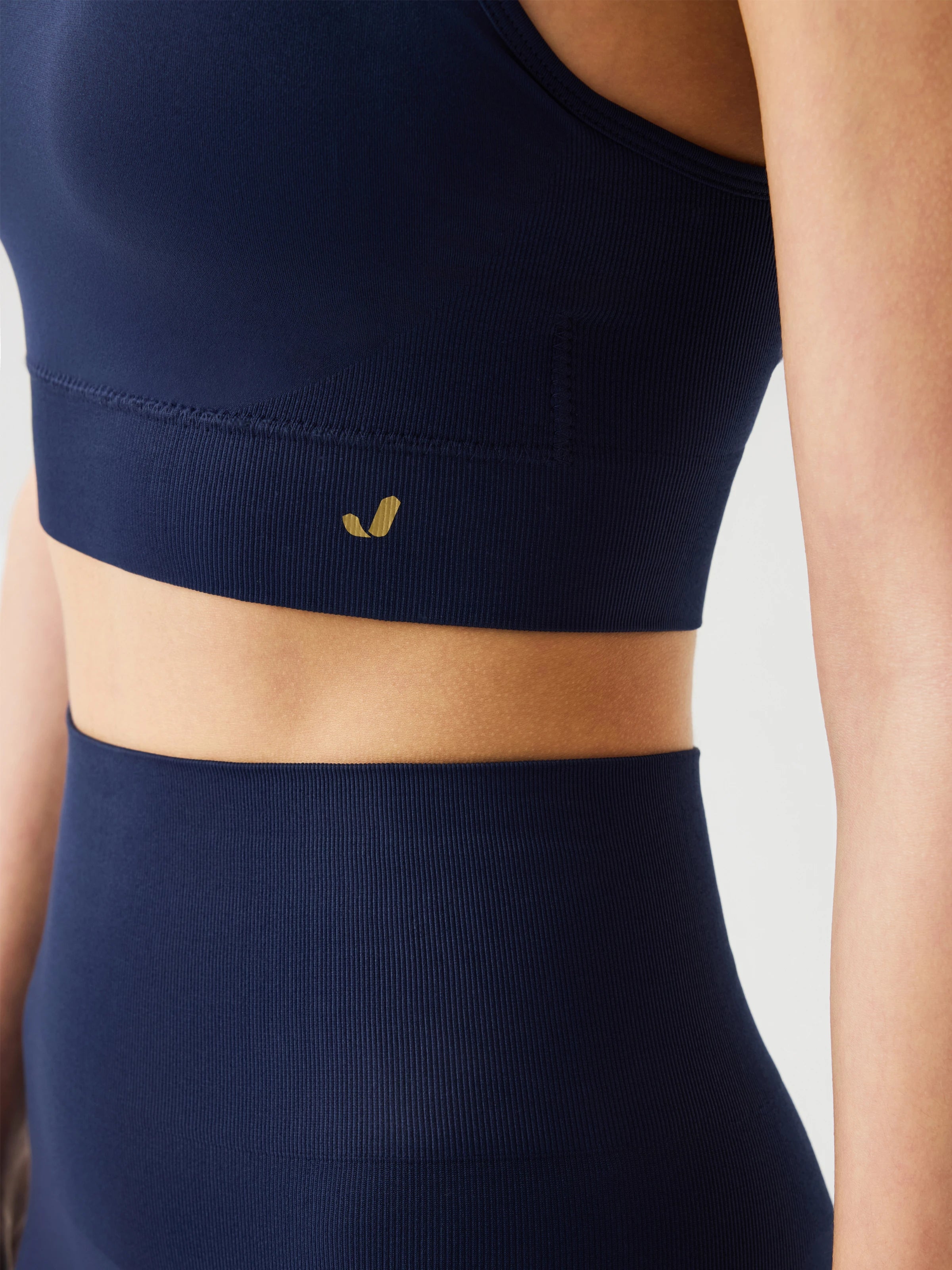 Vella Racerback Konfor Sport Bra Lacivert