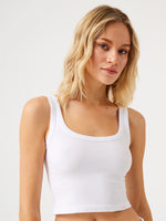 Aura Kısa Boy Soft Atlet Beyaz