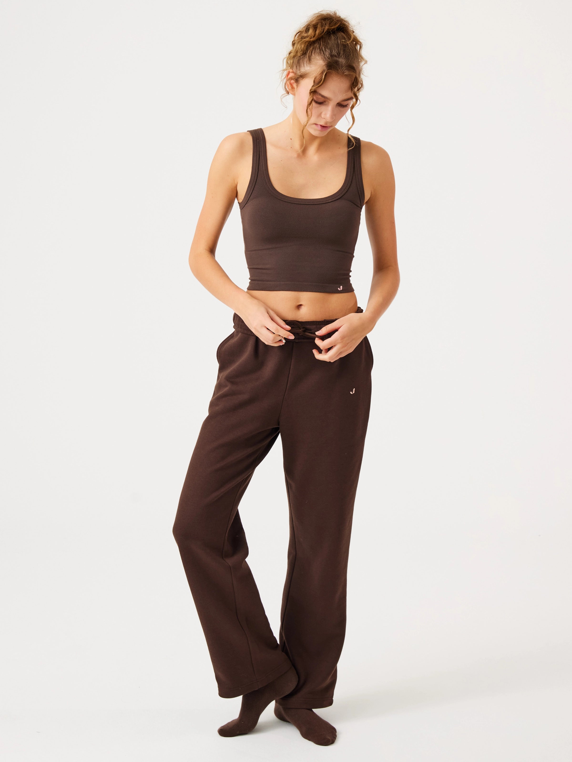 Aura Eşofman Altı Kahverengi