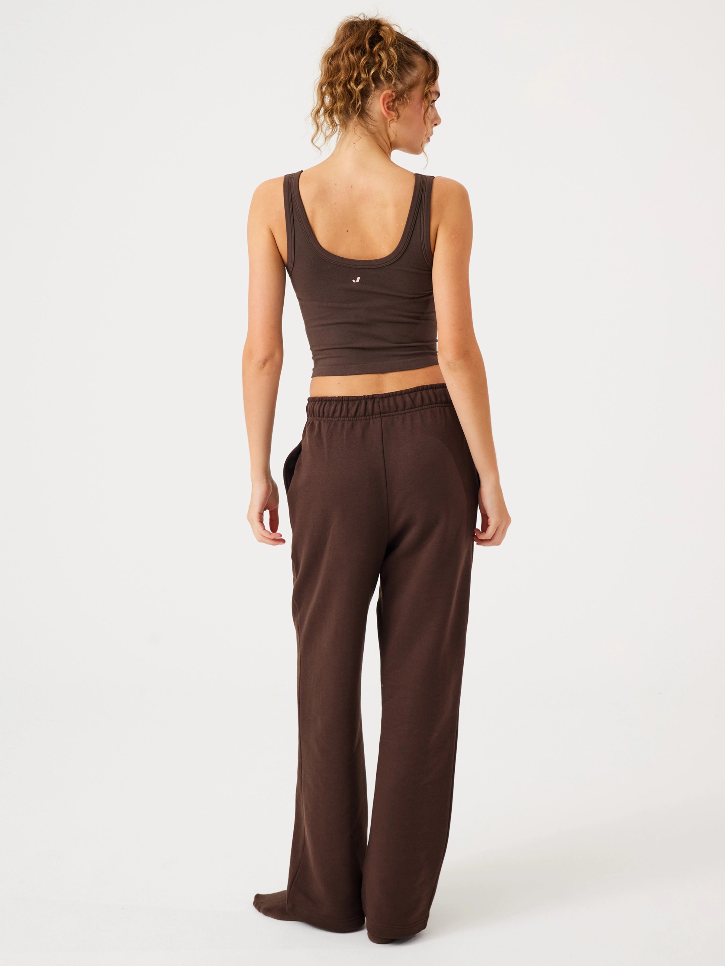 Aura Eşofman Altı Kahverengi