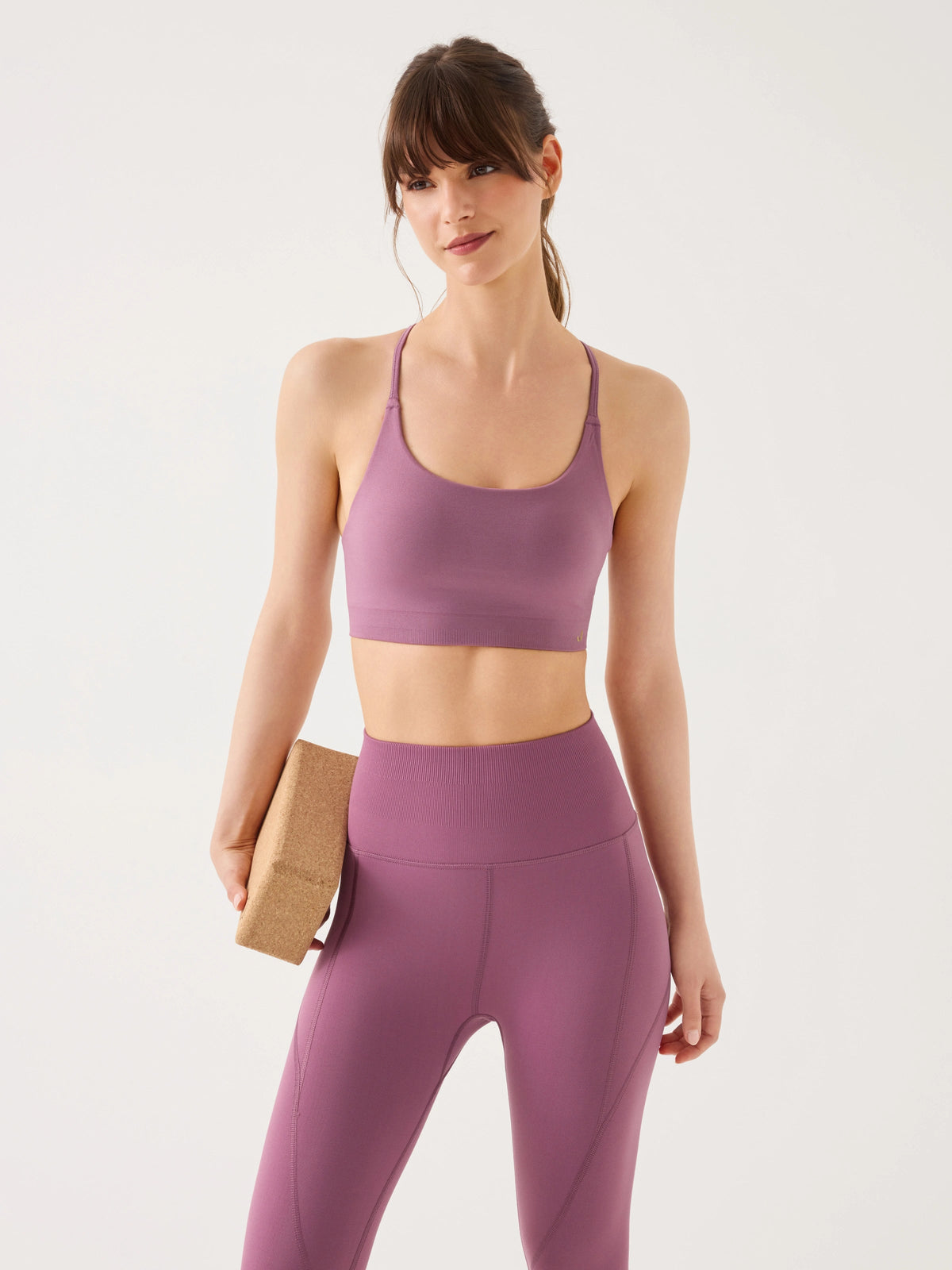 Pine Ayarlanabilir İnce Askılı Bra Pastel Lila