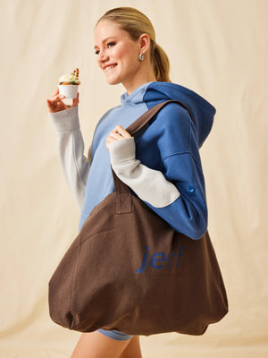 Aura Aktif Yaşam Kanvas Çanta Koyu Kahve