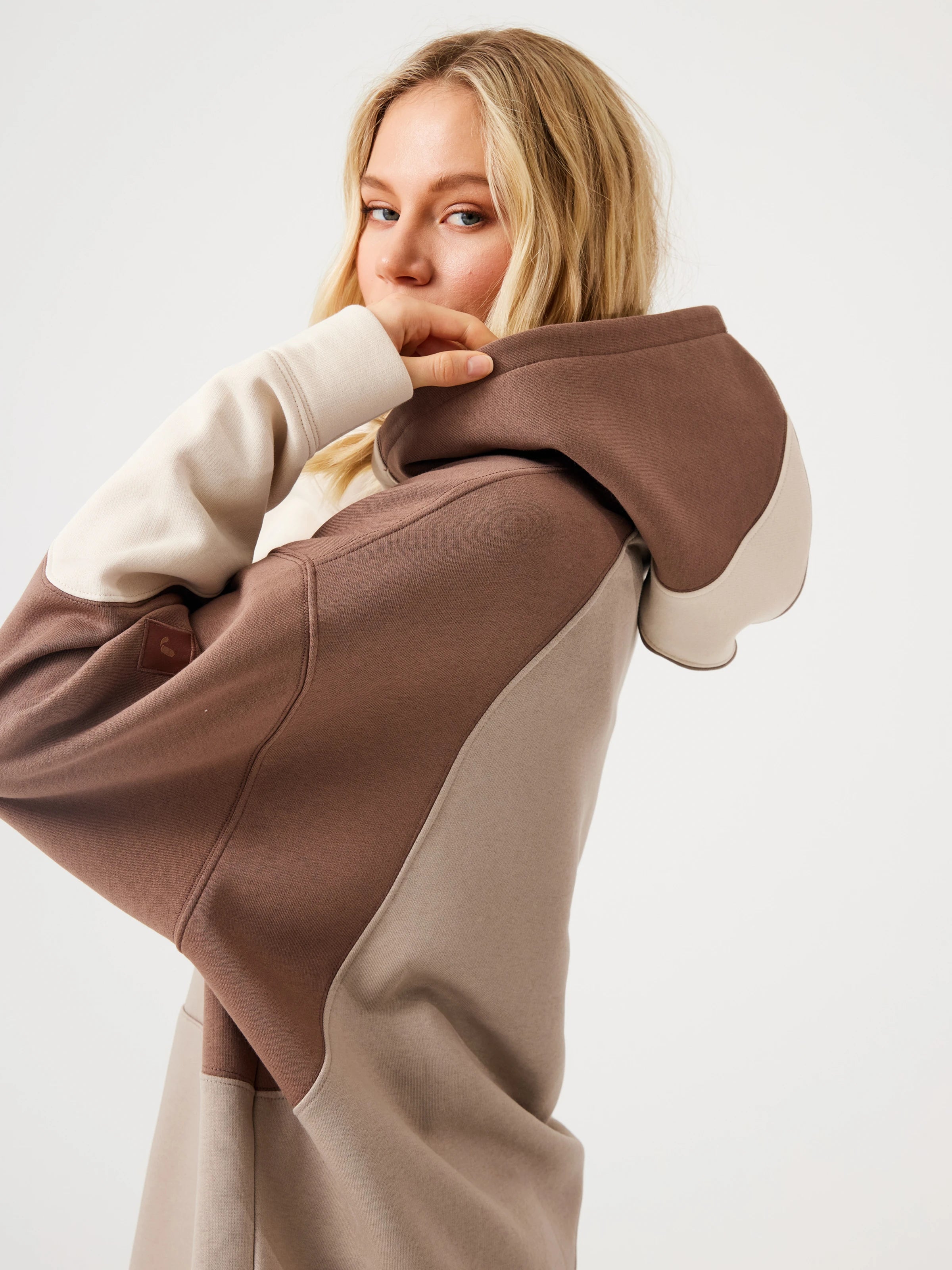 Aura Oversize Sweatshirt Kahverengi