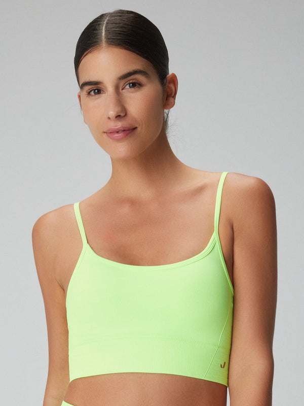 Gela Ayar Askılı Sport Bra Neon Yeşil