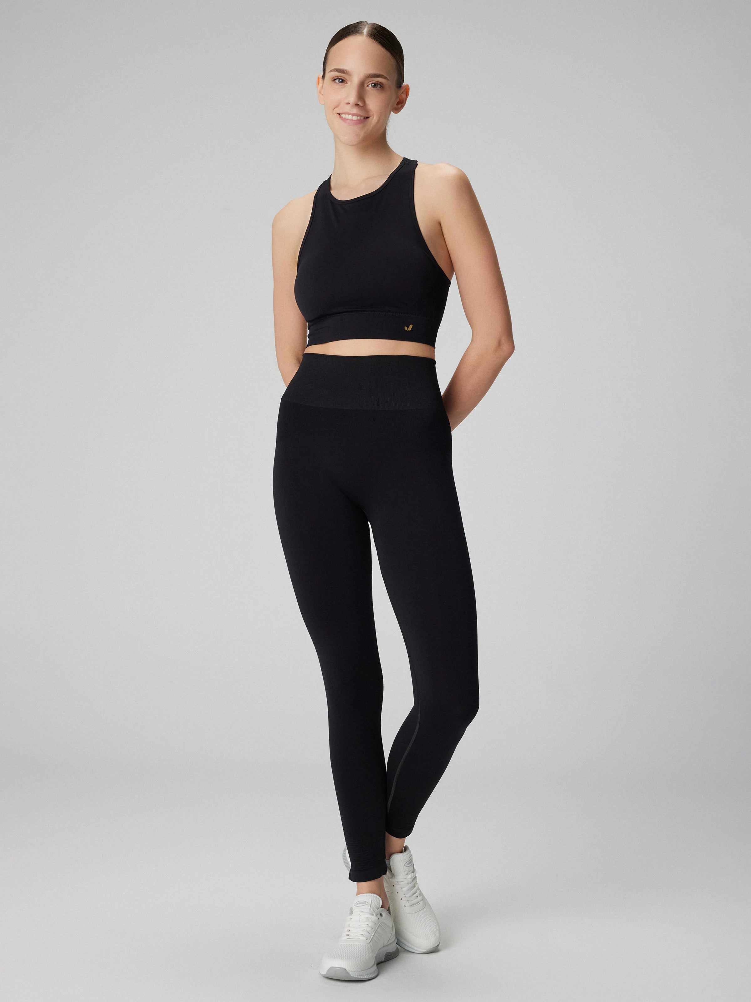 Vella Yüksek Bel Konfor Tayt Siyah