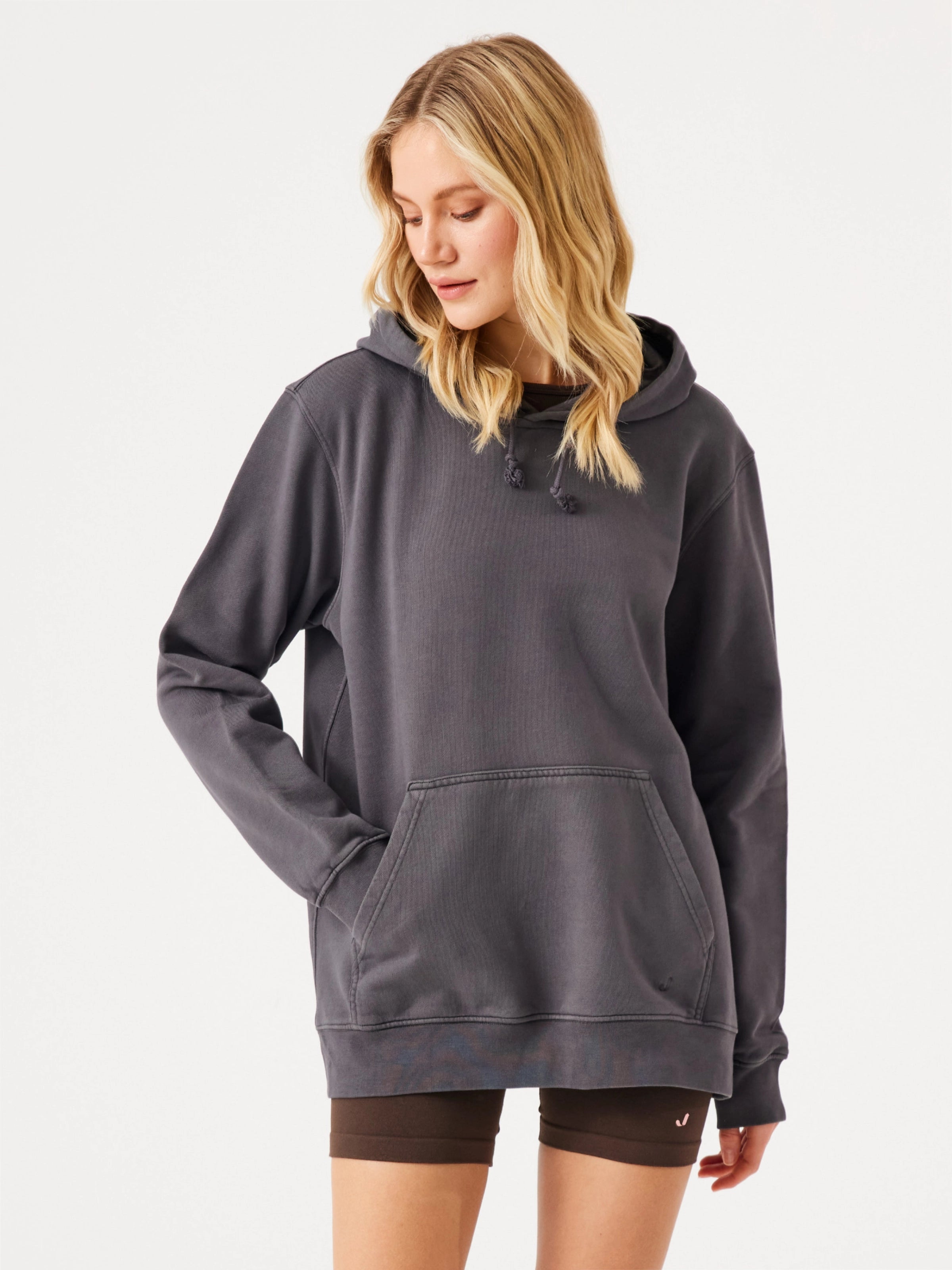 Lydney Unisex Kapüşonlu Sweatshirt Antrasit