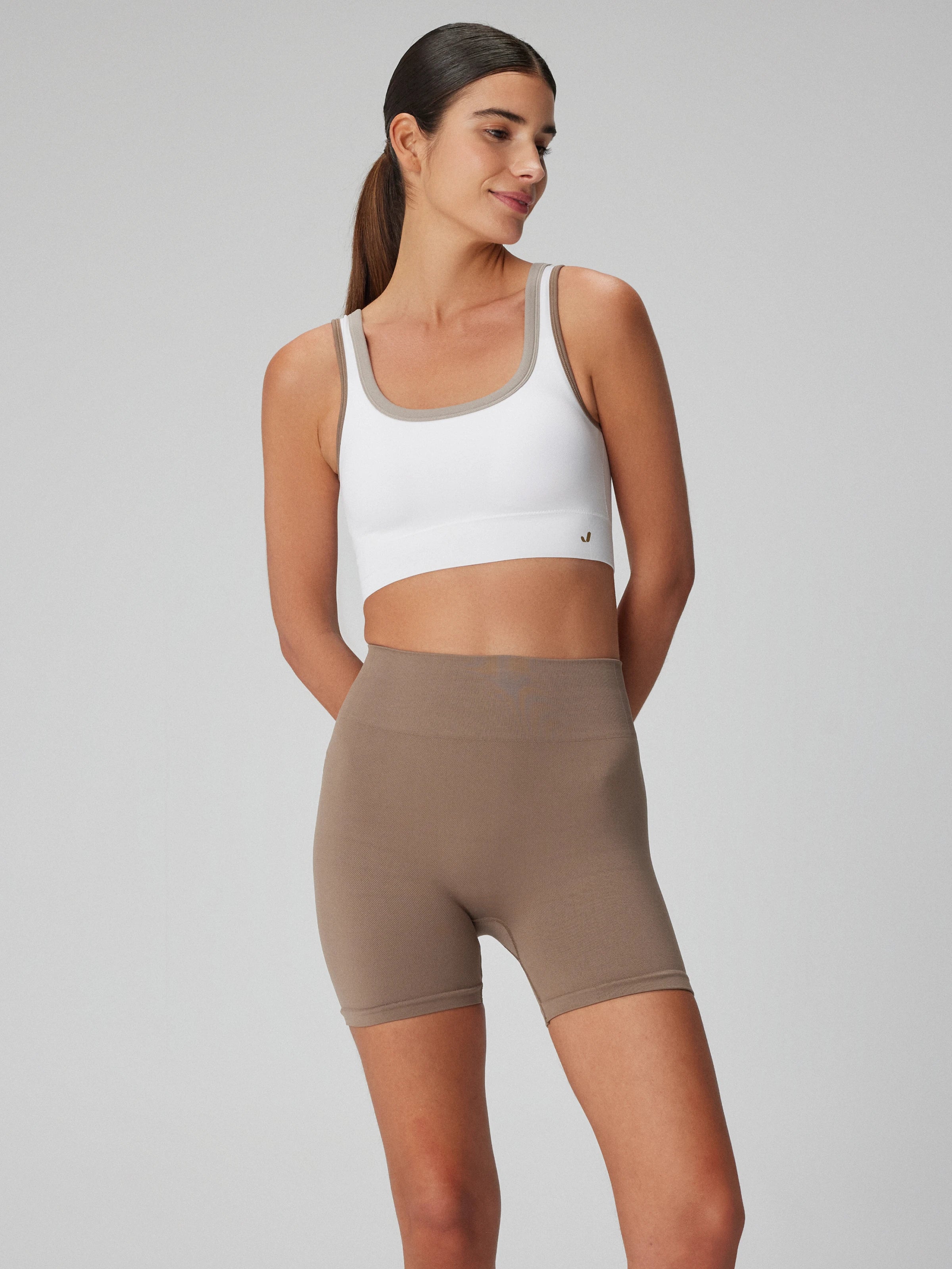 Lucia Biker Tayt Açık Kahve