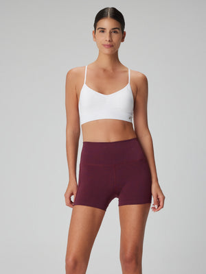 Aruba Toparlayıcı Mini Şort Bordo