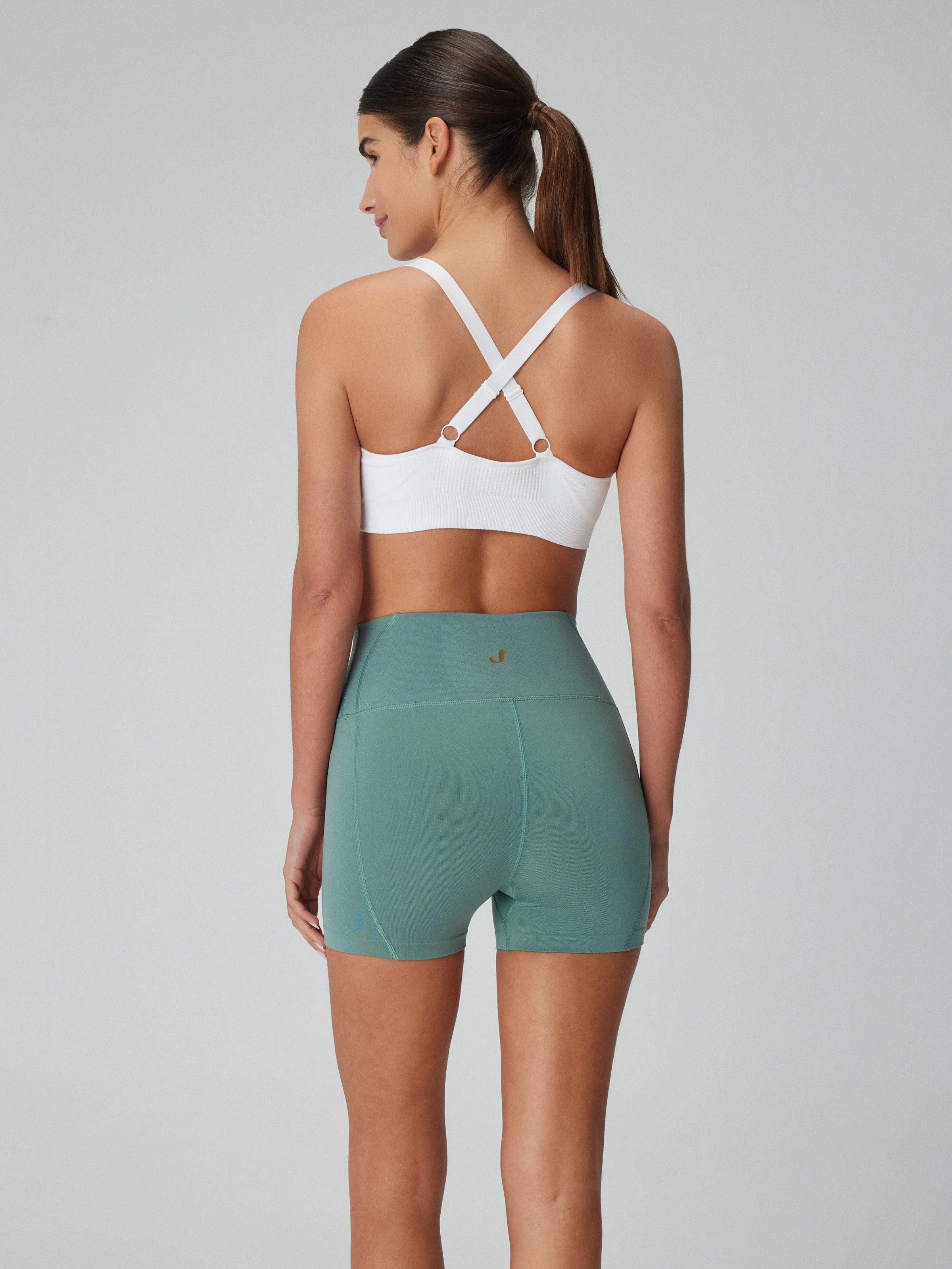 Aruba Toparlayıcı Mini Şort Natural Yeşil