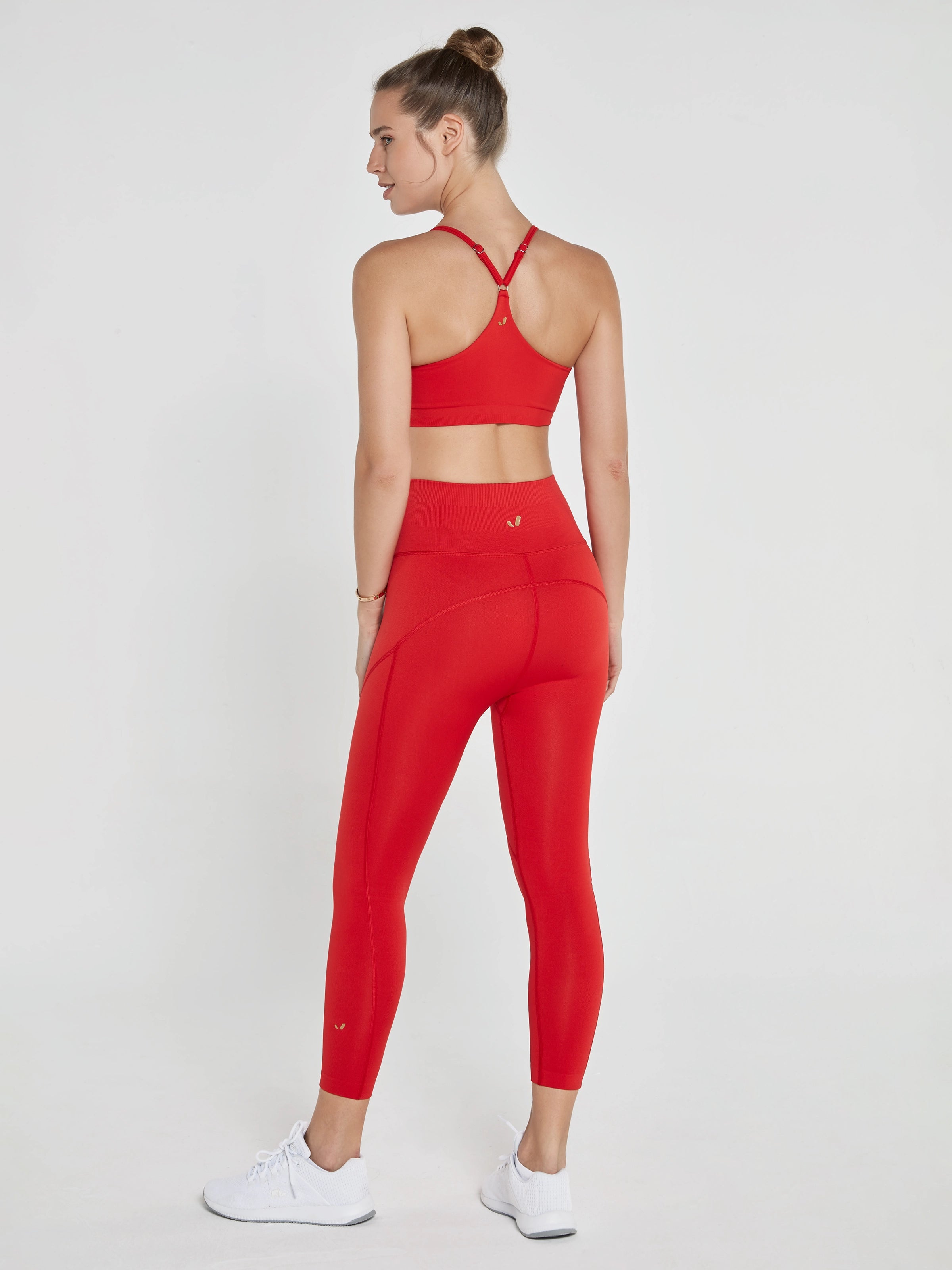 Pine Yüksek Bel & Toparlayıcı Tayt Kırmızı