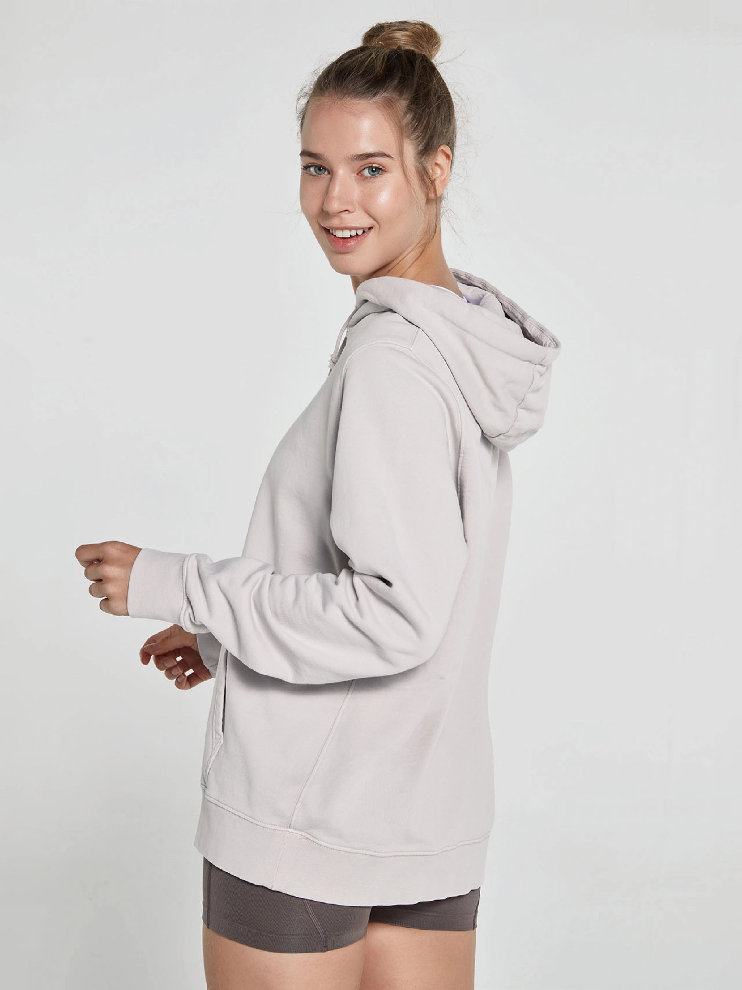 Lydney Kadın Kapüşonlu Sweatshirt Bej