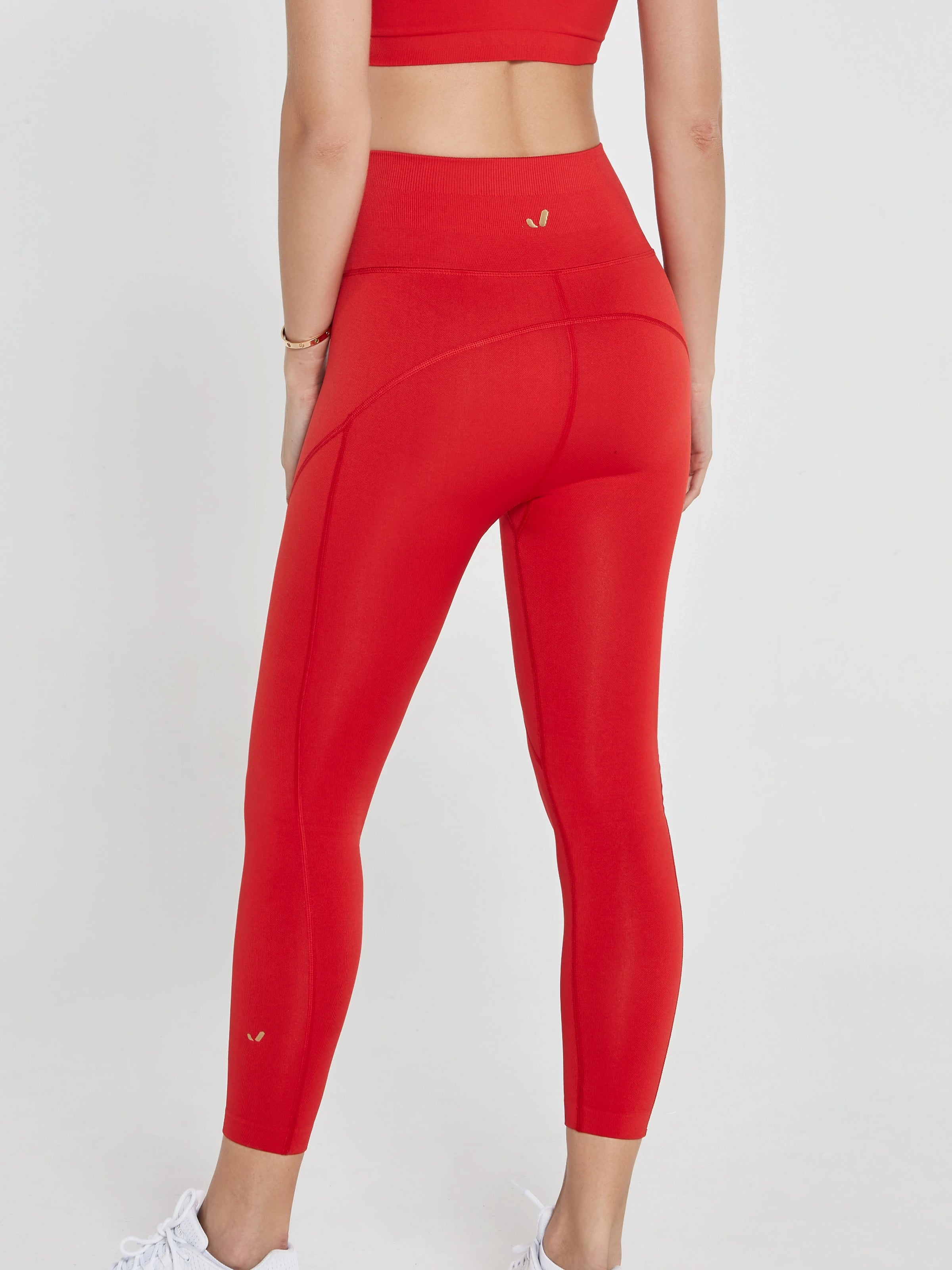 Pine Yüksek Bel & Toparlayıcı Tayt Kırmızı