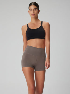 Aruba Toparlayıcı Mini Şort Vizon