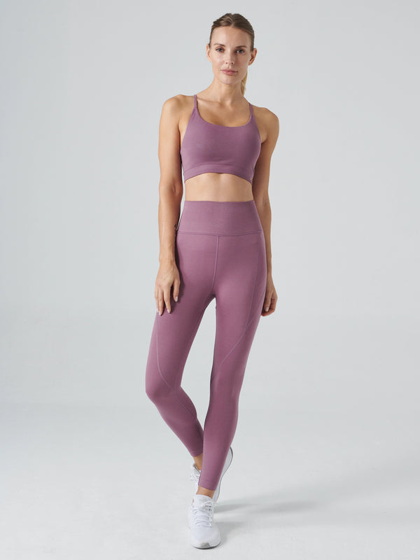 Pine Yüksek Bel & Toparlayıcı Tayt Pastel Lila