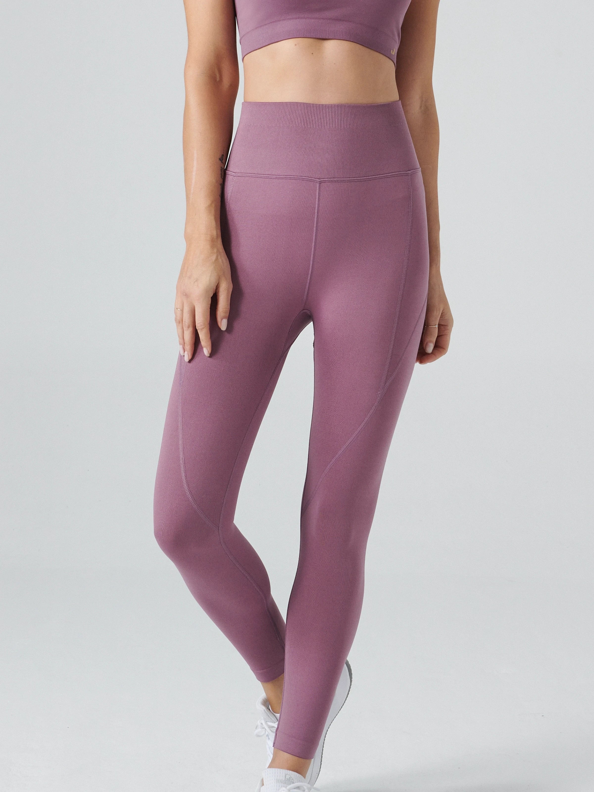 Pine Yüksek Bel & Toparlayıcı Tayt Pastel Lila