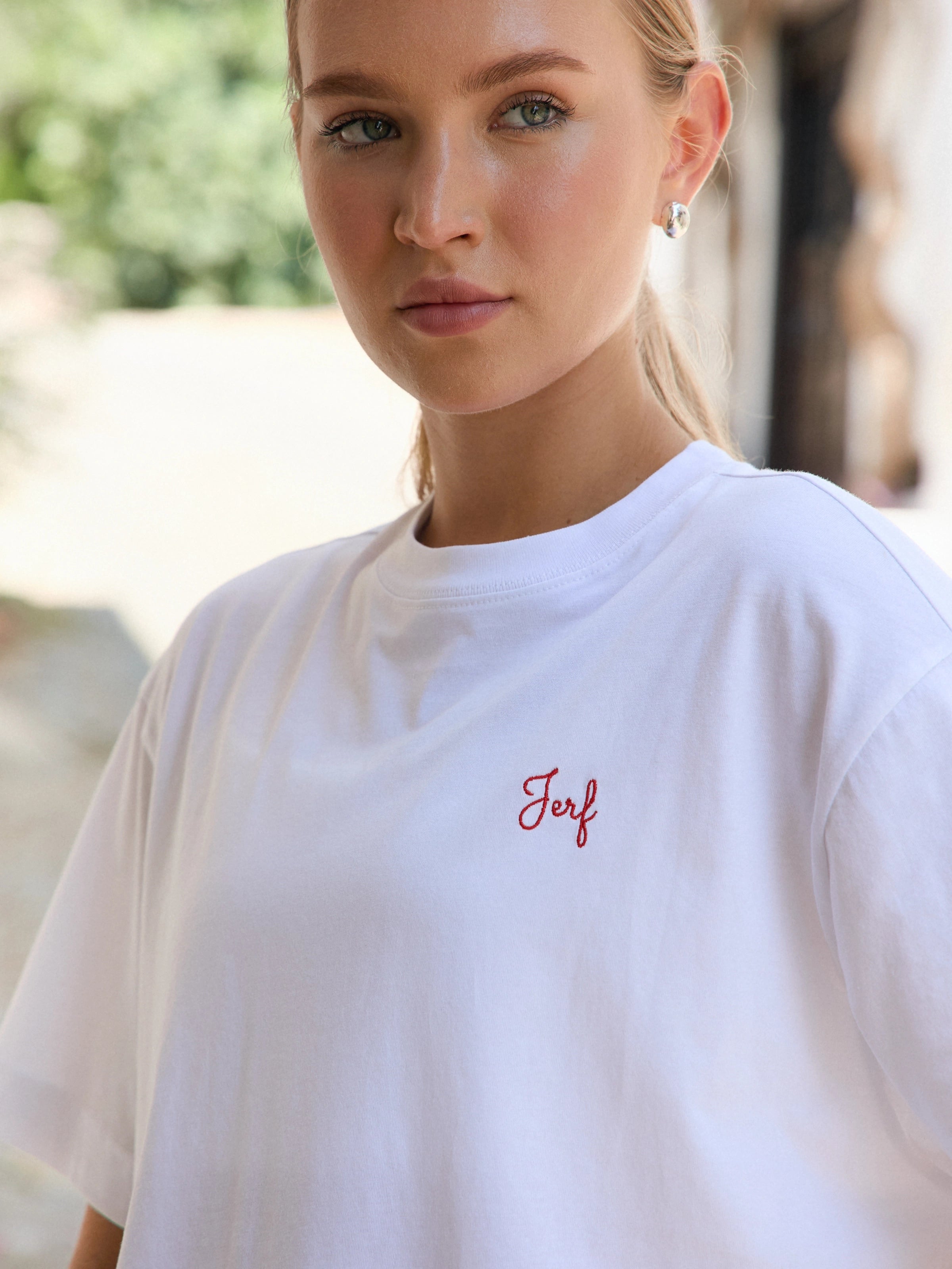 Aura Oversize T-Shirt Beyaz