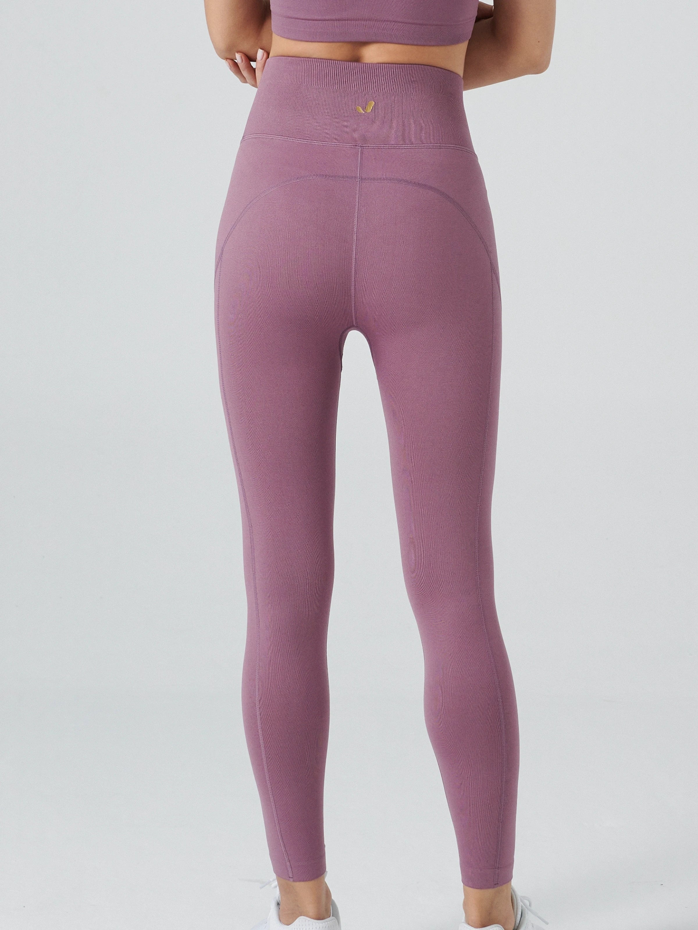 Pine Yüksek Bel & Toparlayıcı Tayt Pastel Lila