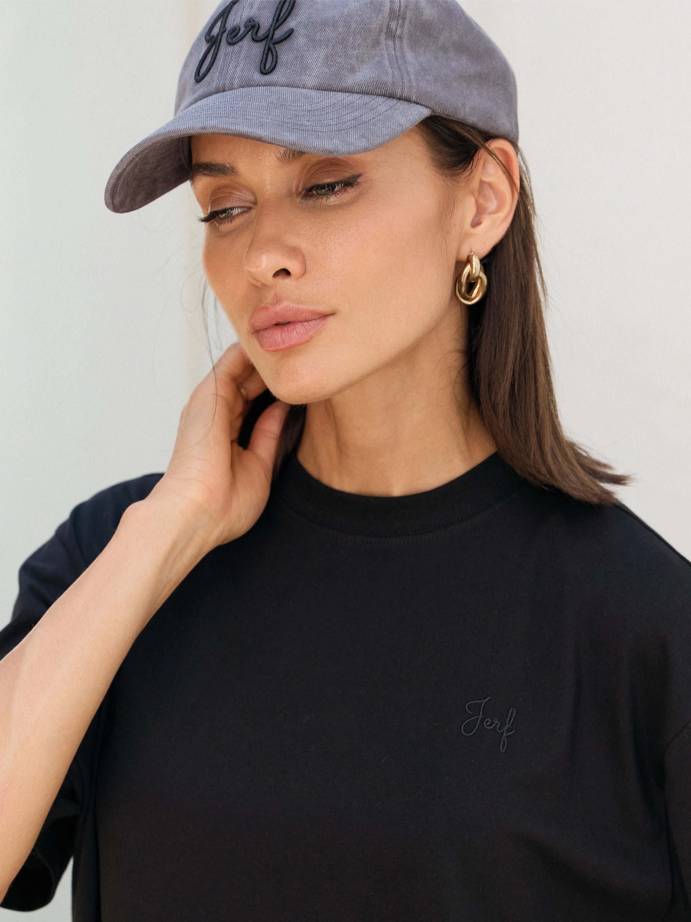 Aura Oversize T-Shirt Siyah