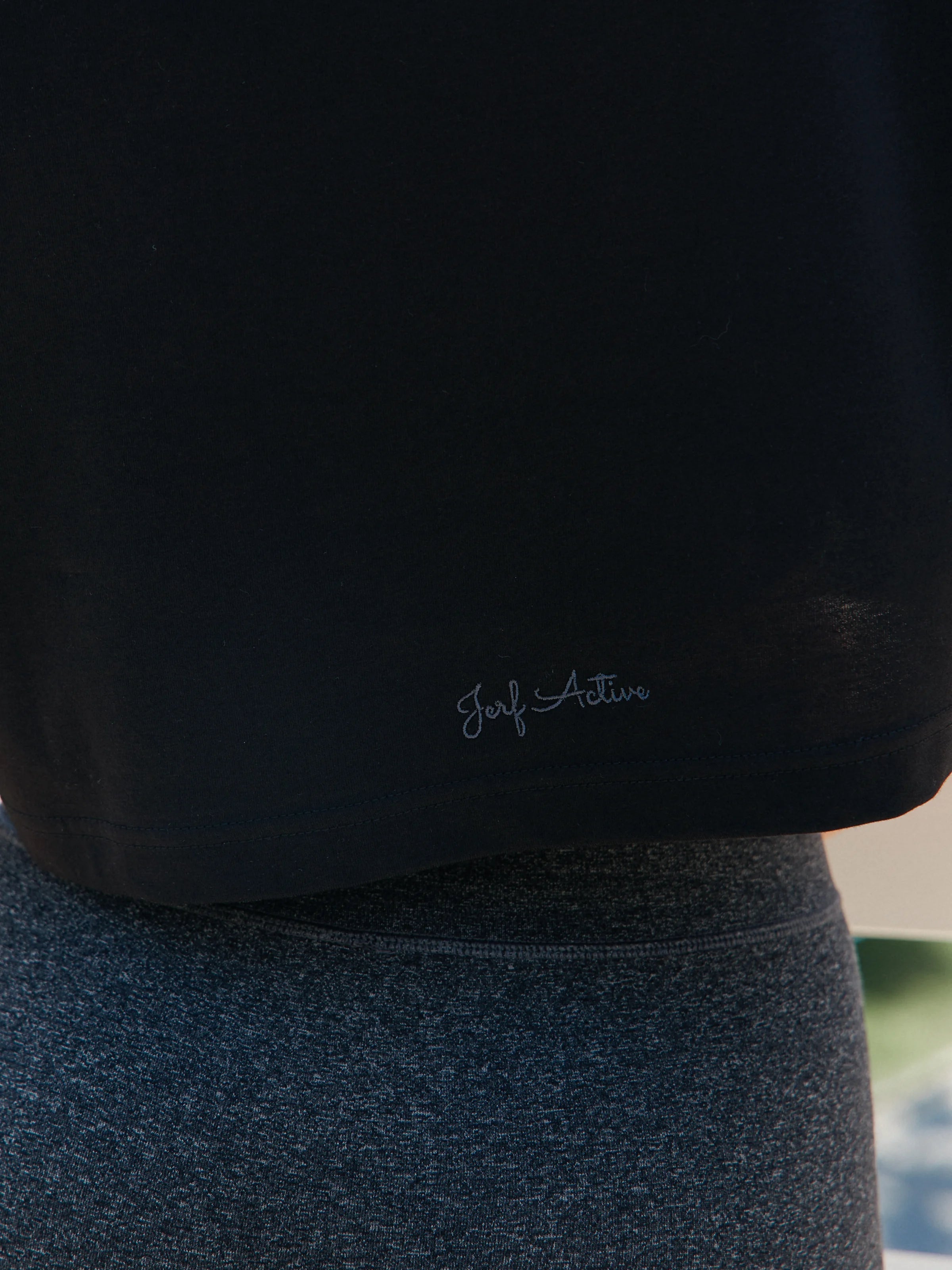 Aura Crop T-Shirt Siyah