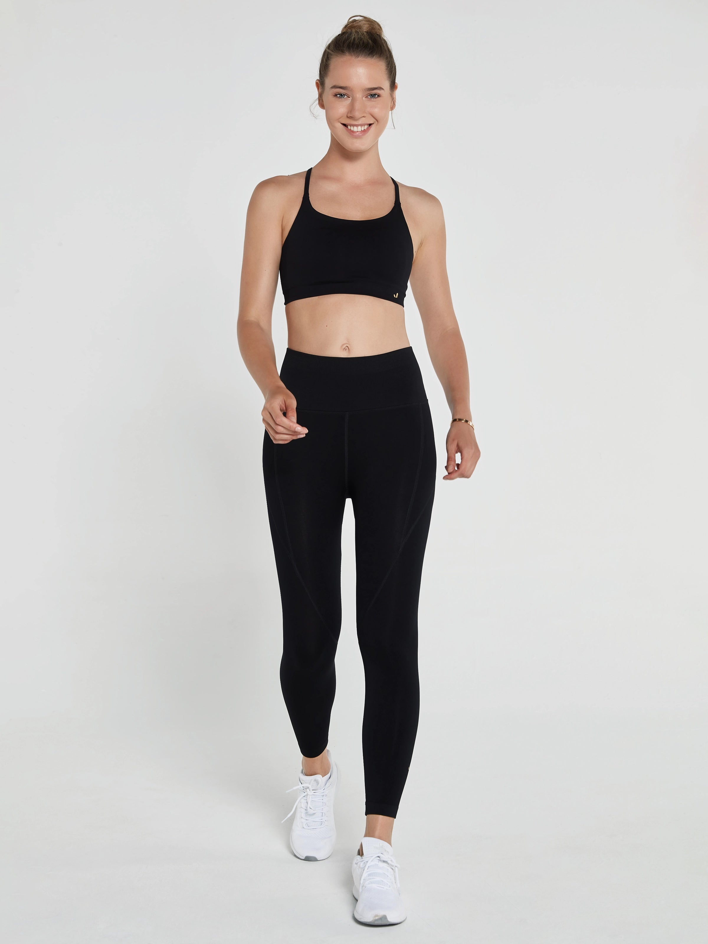 Pine Yüksek Bel & Toparlayıcı Tayt Siyah