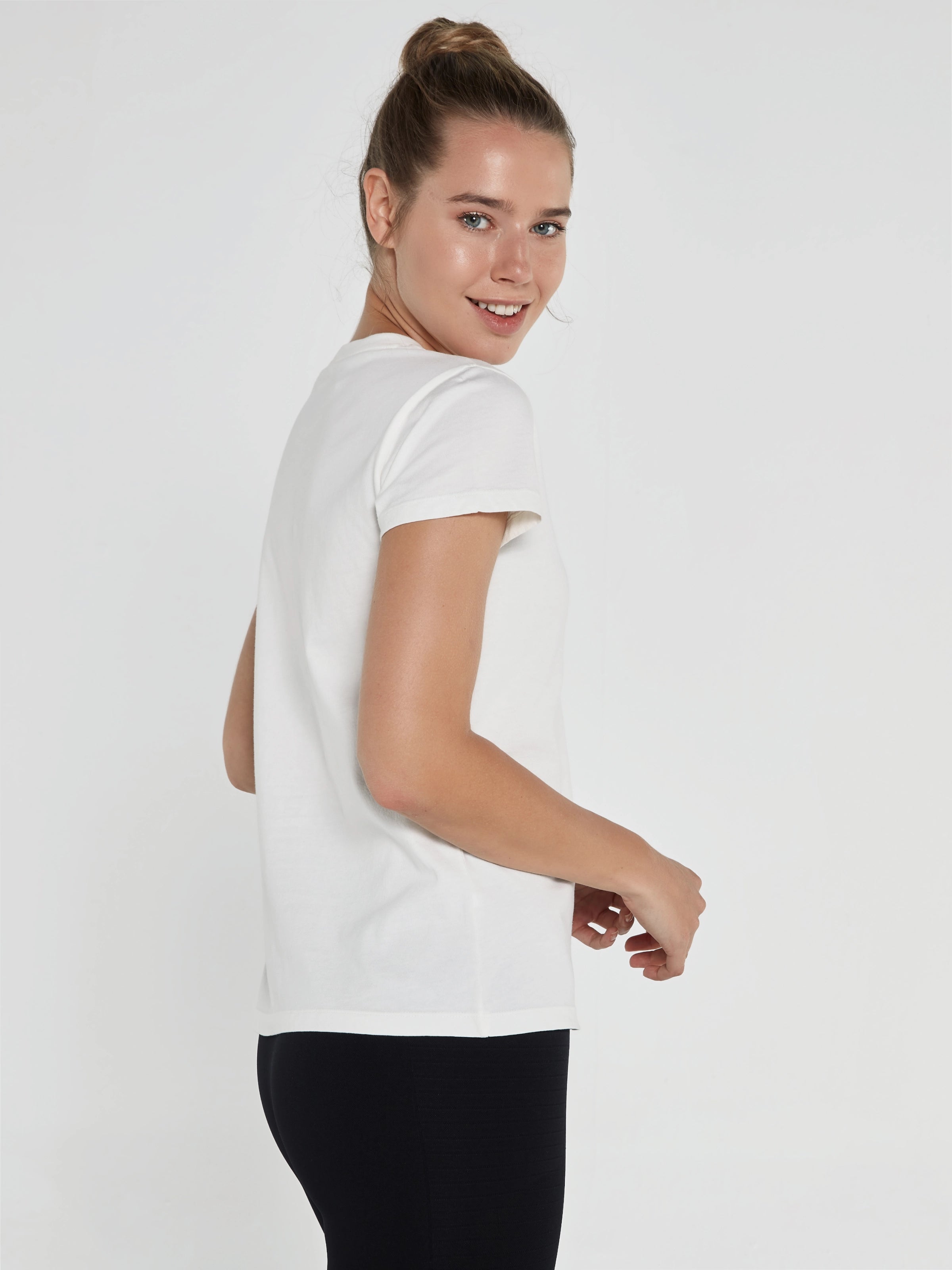 Lydney Kadın T-shirt Krem