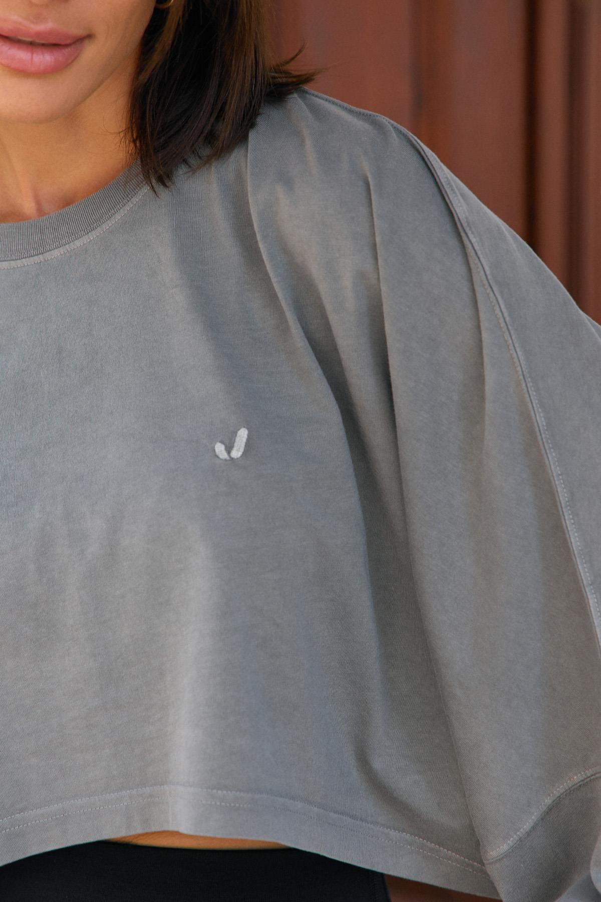 Aura Long Sleeve T-Shirt Gray