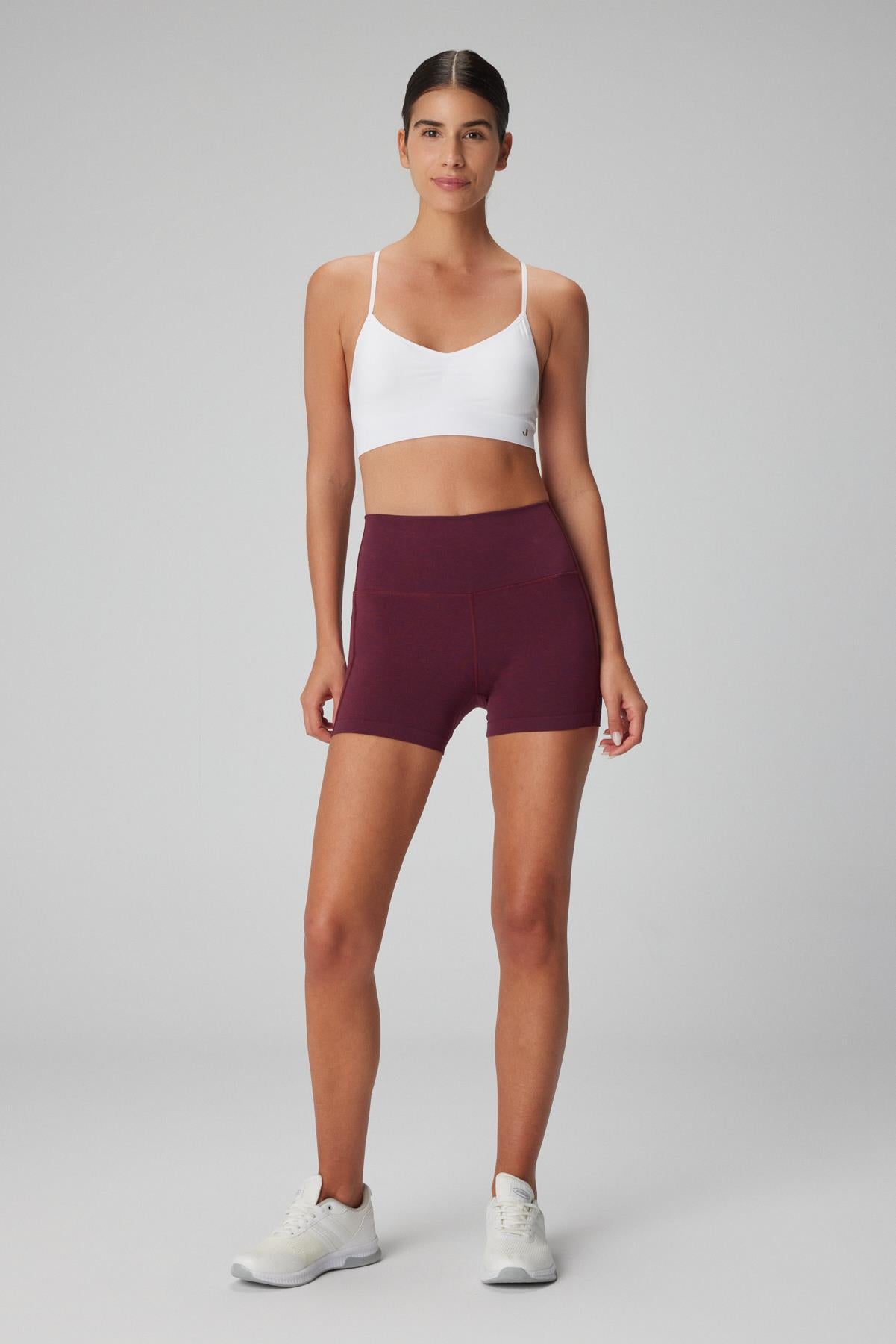 Aruba Mini Shapewear Shorts Burgundy