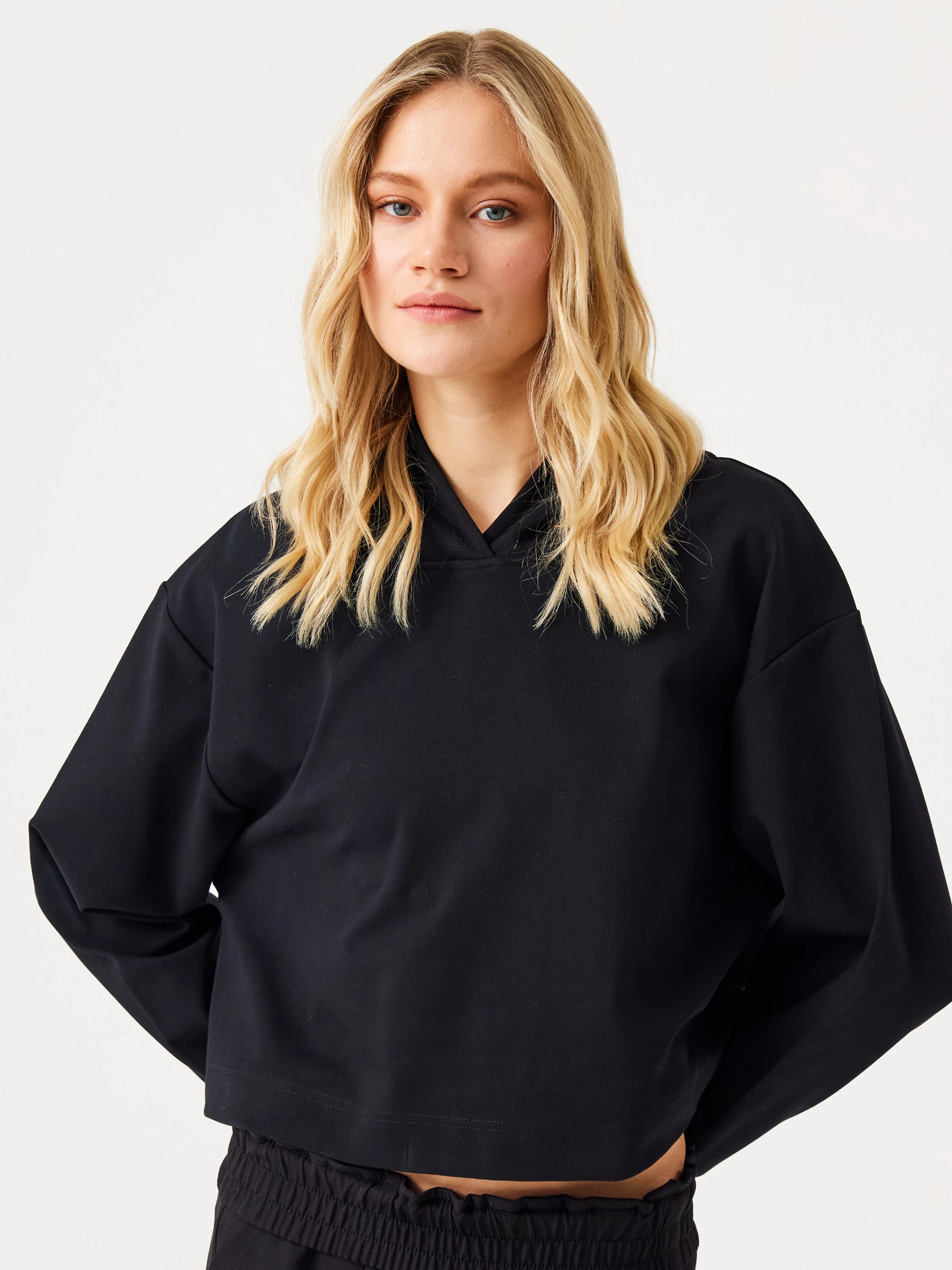 Aura Casual Hoodie Siyah