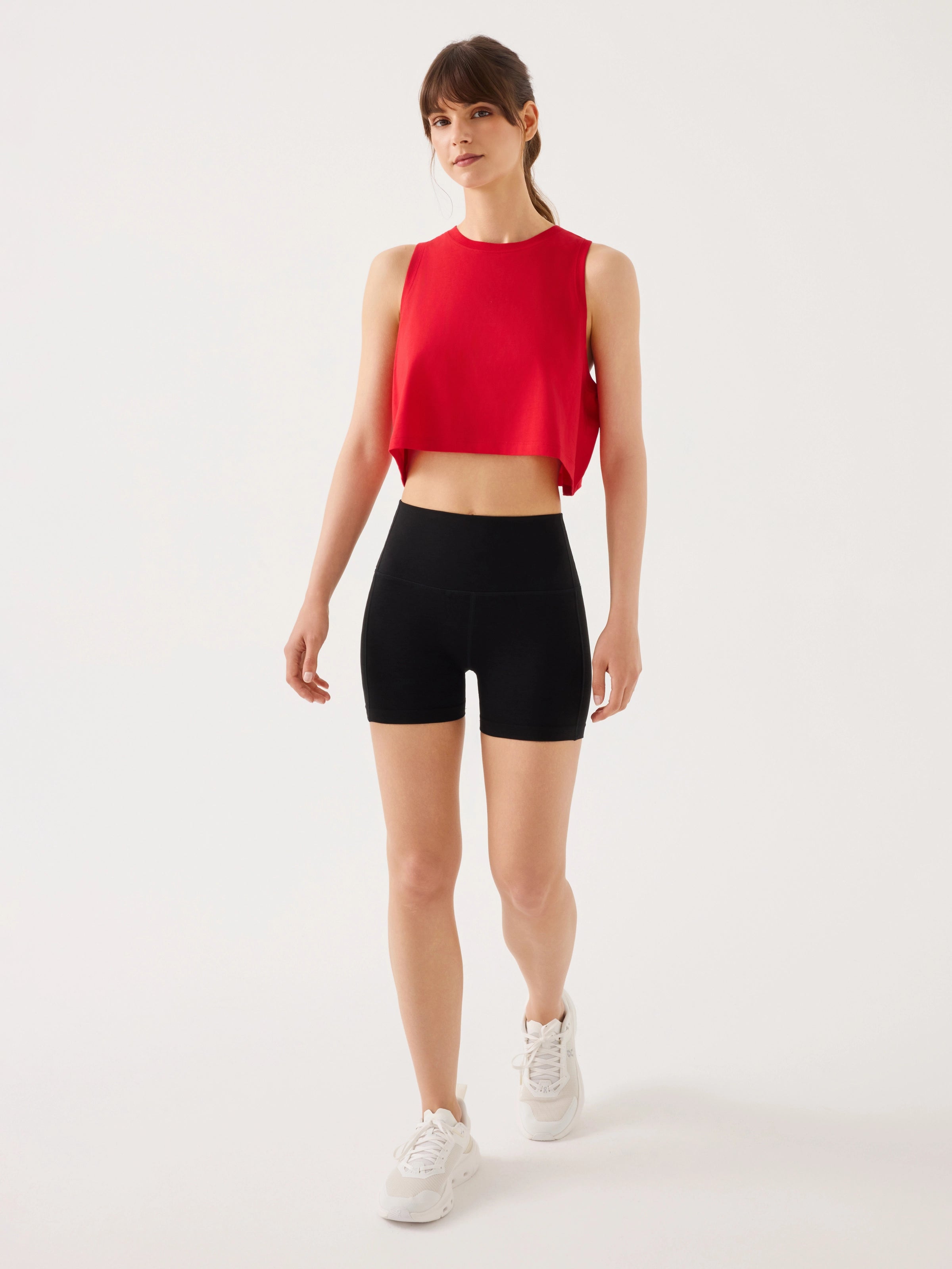 Aura Crop Top Kırmızı