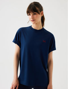 Aura Oversize T-Shirt Lacivert