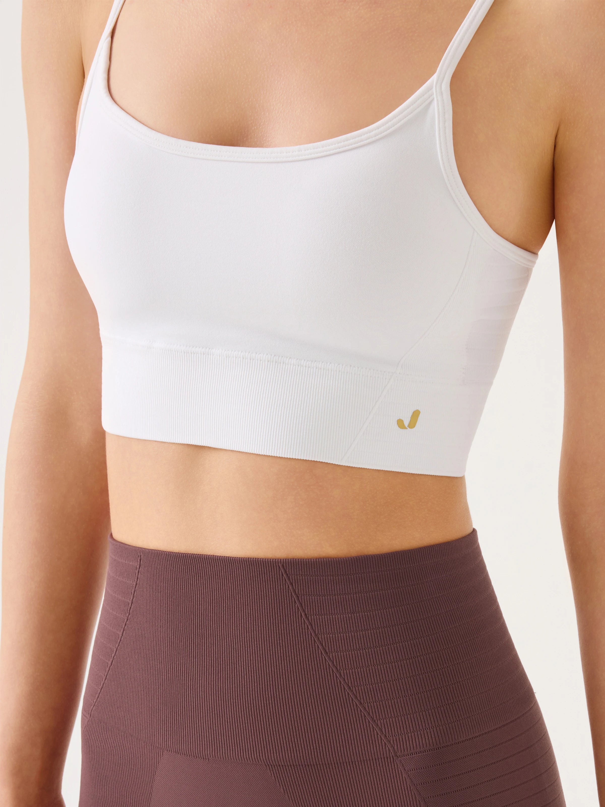 Gela Ayar Askılı Sport Bra Beyaz