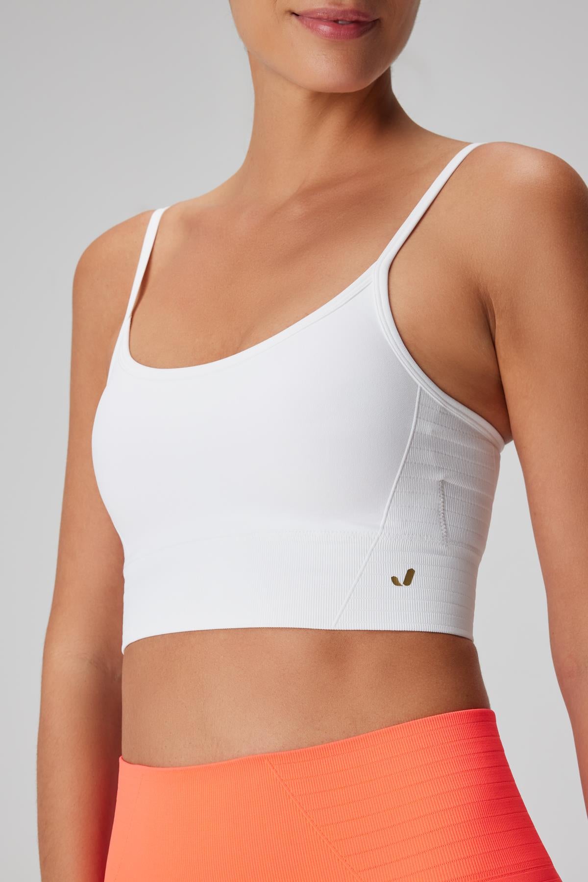 Gela Ayar Askılı Sport Bra Beyaz