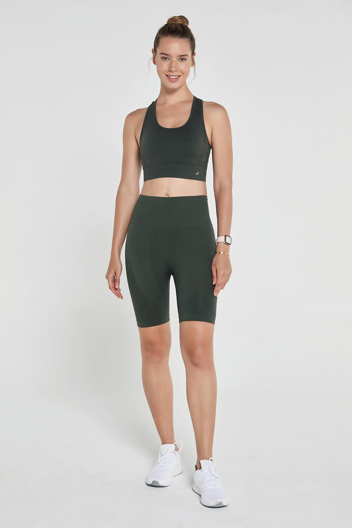 Gela Shaping Sport Biker Leggings Green