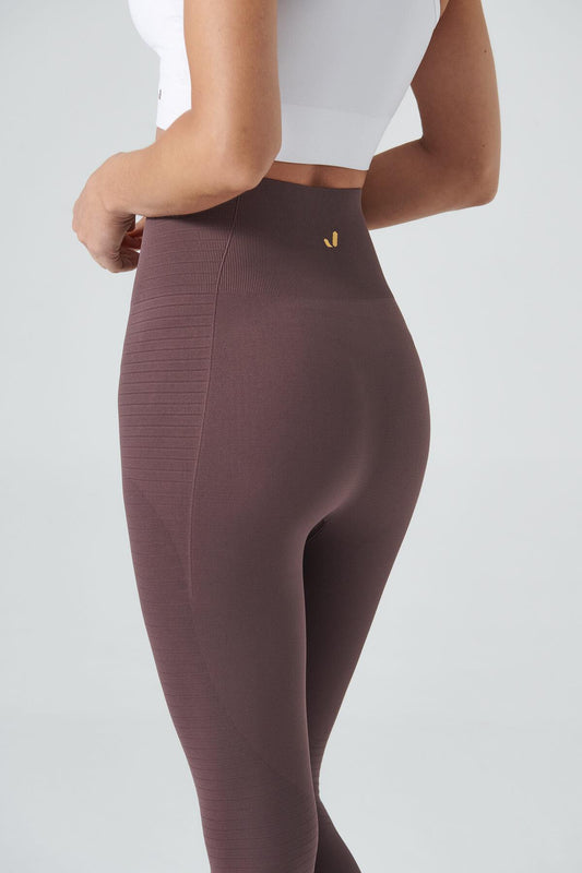 Gela High Waist, Flexible and Recovery Sports Leggings Natural Brown