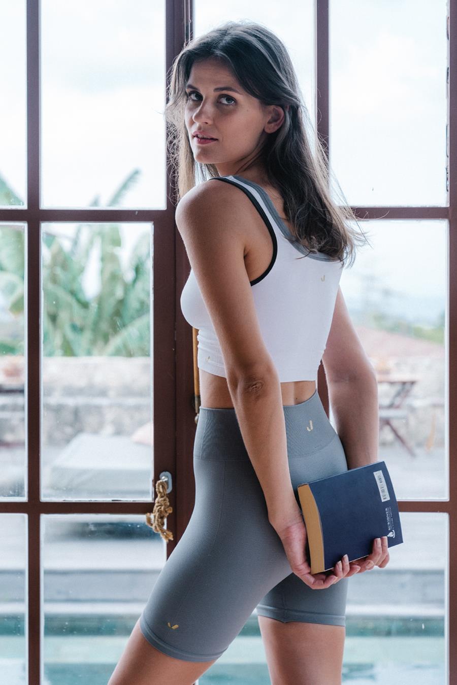 Lucia Biker Leggings Gray