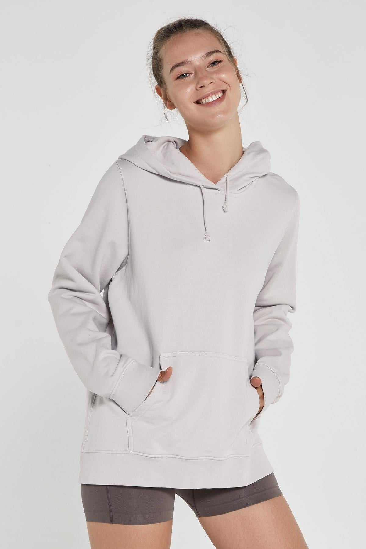 Lydney Kadın Kapüşonlu Sweatshirt Bej