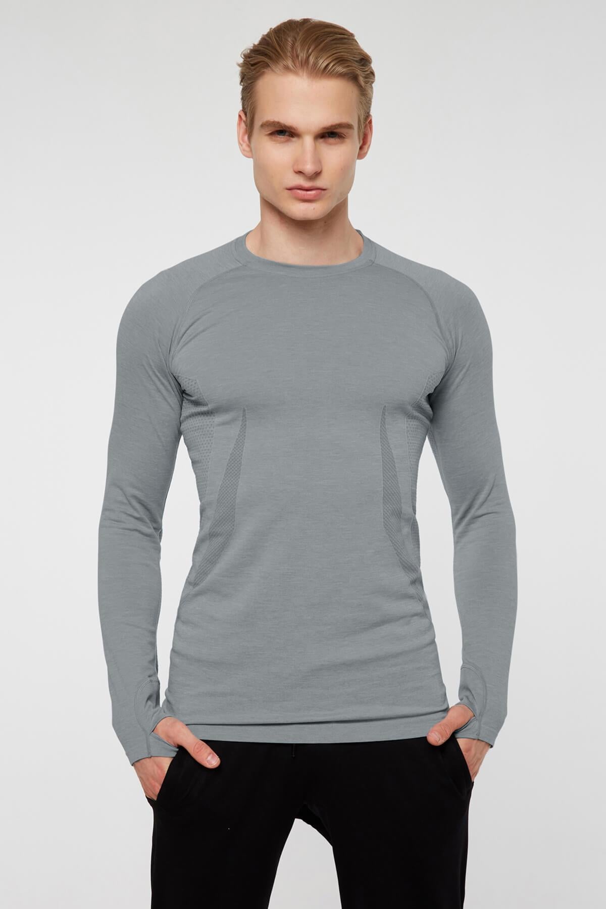 Maine T-Shirt Açık Gri