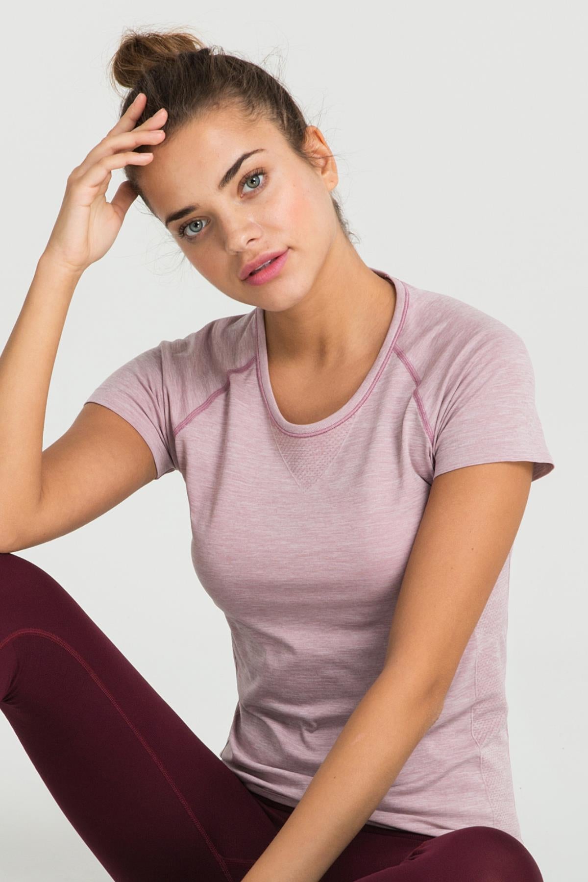 Pasto Crew Neck Ultra Light T-Shirt Pink