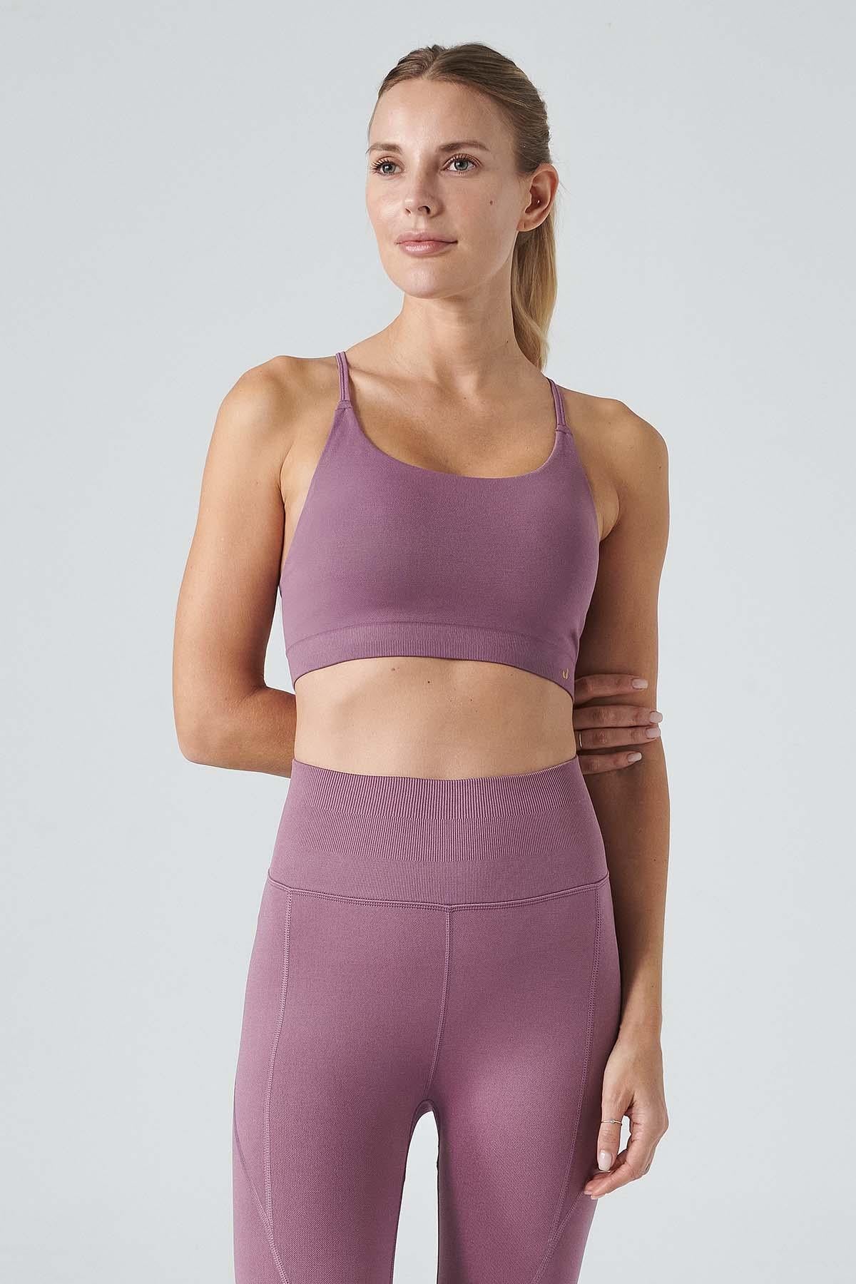 Pine Ayarlanabilir İnce Askılı Bra Pastel Lila