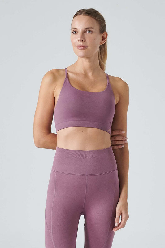 Pine Ayarlanabilir İnce Askılı Bra Pastel Lila