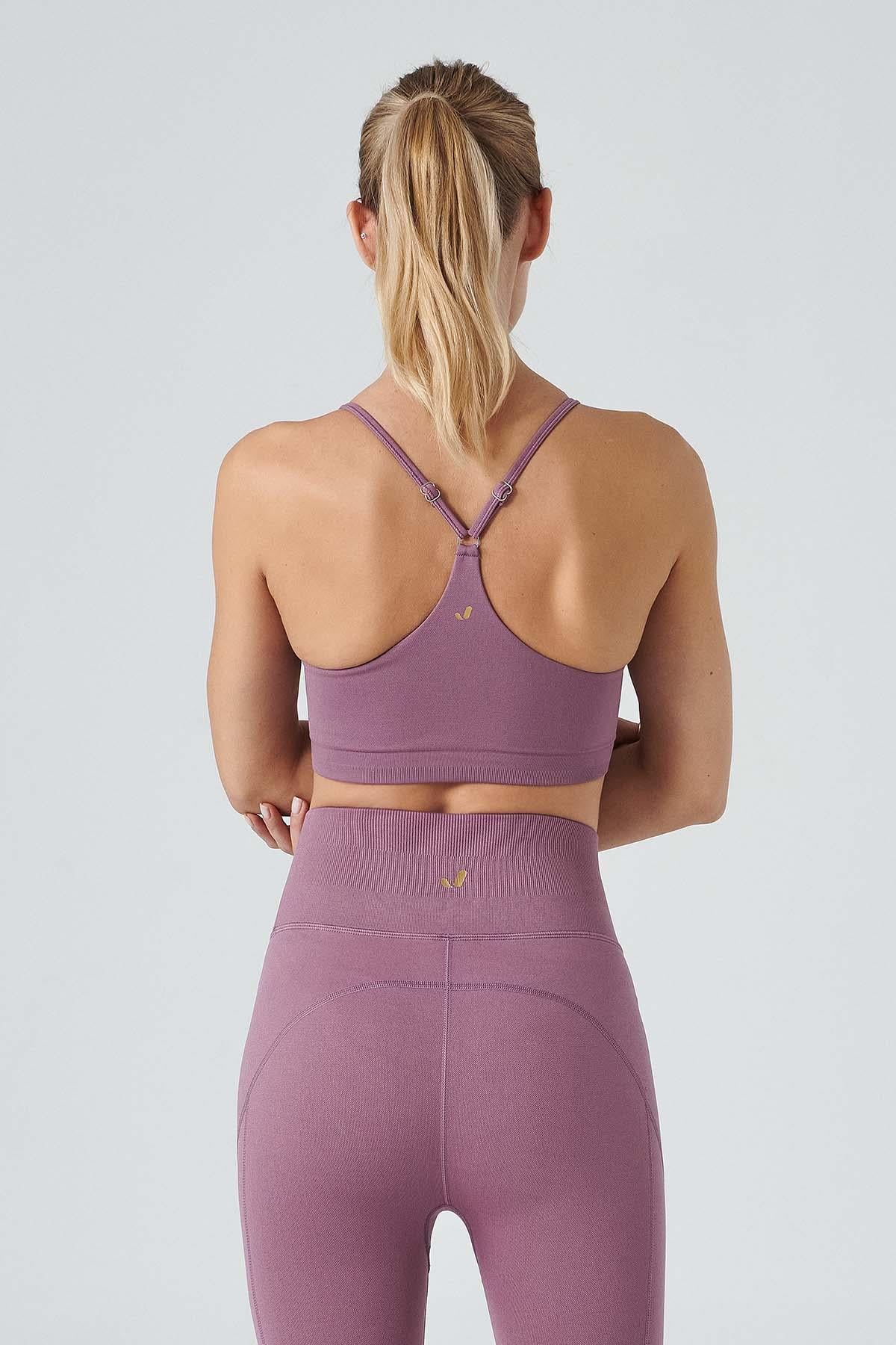 Pine Ayarlanabilir İnce Askılı Bra Pastel Lila