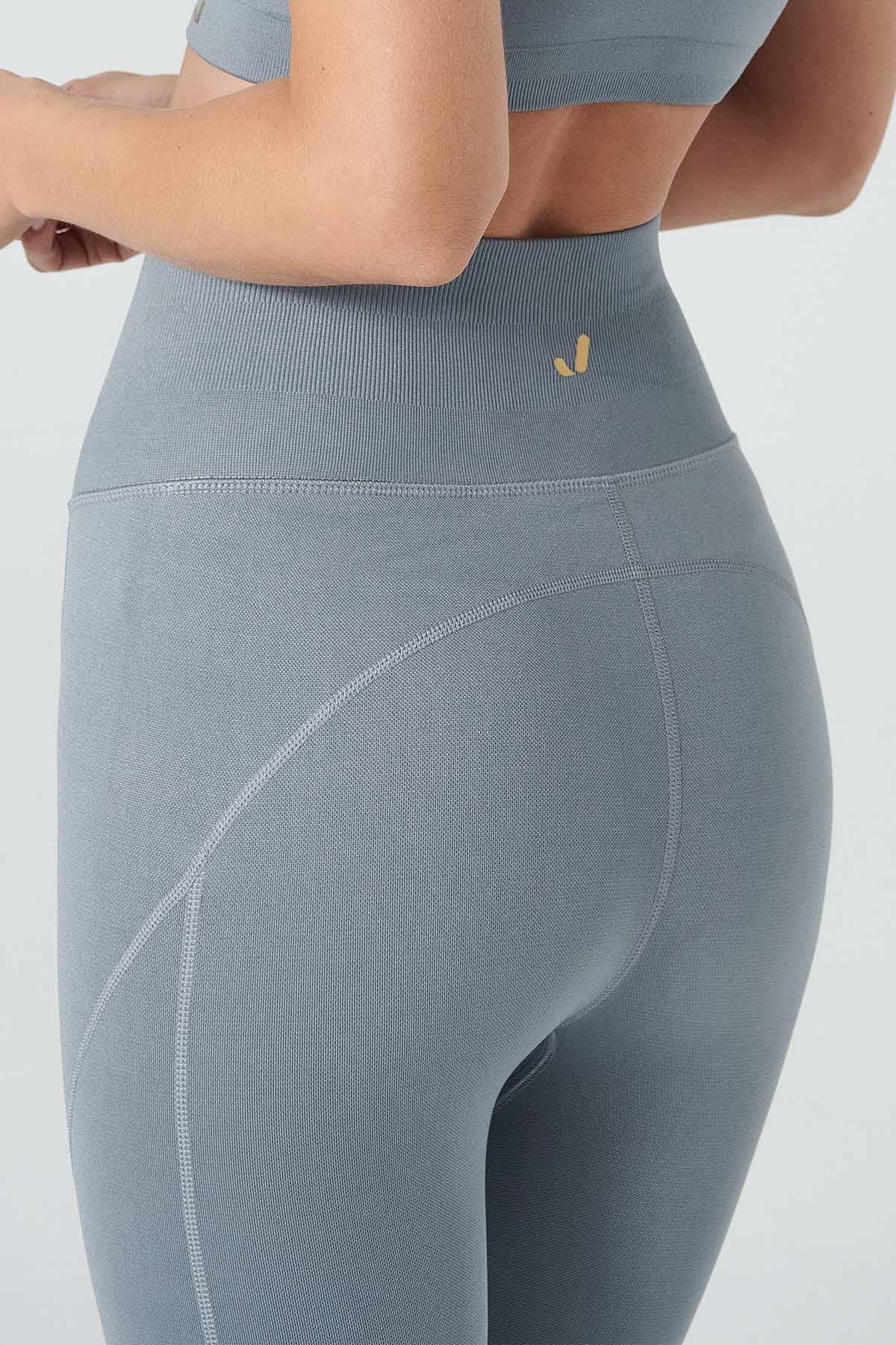 Pine Yüksek Bel & Toparlayıcı Tayt Gri