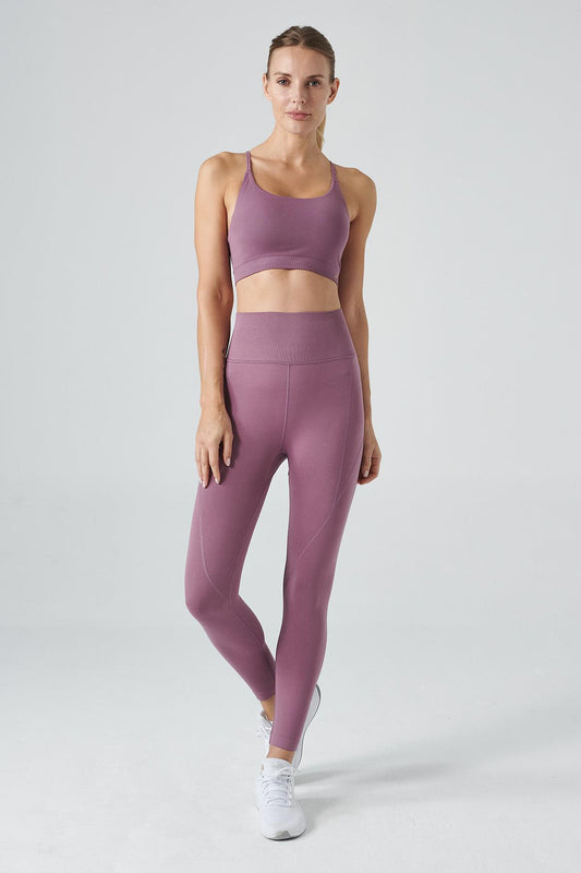 Pine Yüksek Bel & Toparlayıcı Tayt Pastel Lila