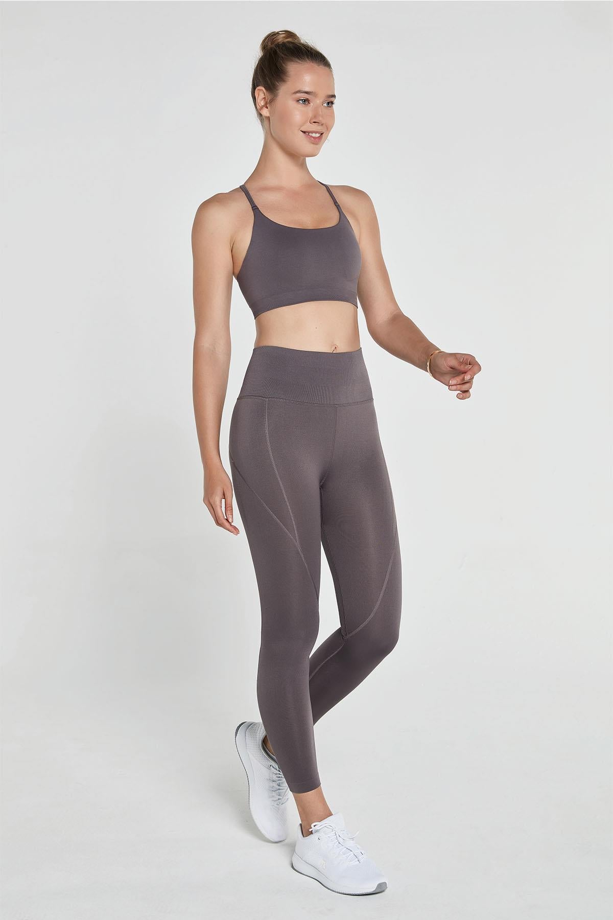Pine High Waist & Shapewear Leggings Mink 