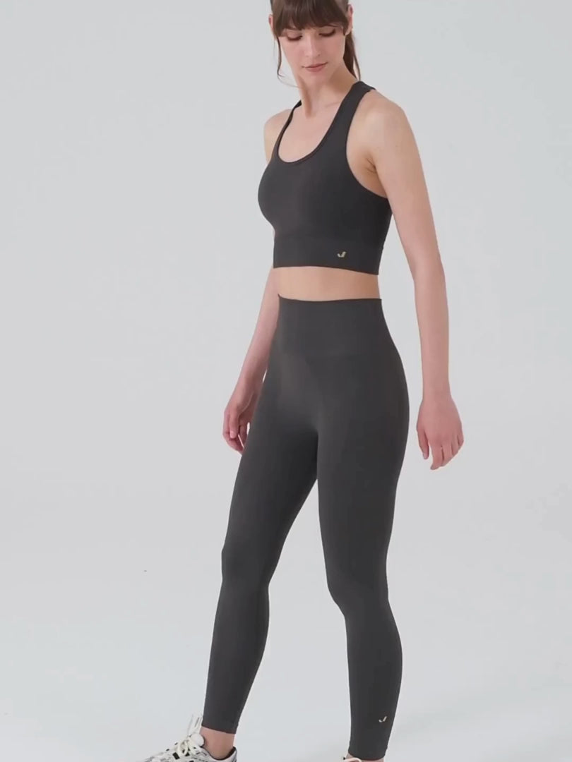 Gela Çift Katlı Kompress Sport Bra Yeşil